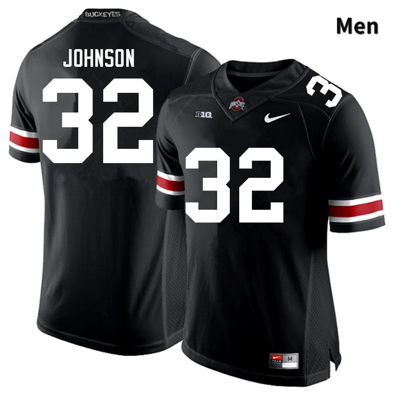 Ohio State Buckeyes Jakailin Johnson Men's #32 Black Authentic Stitched College Football Jersey